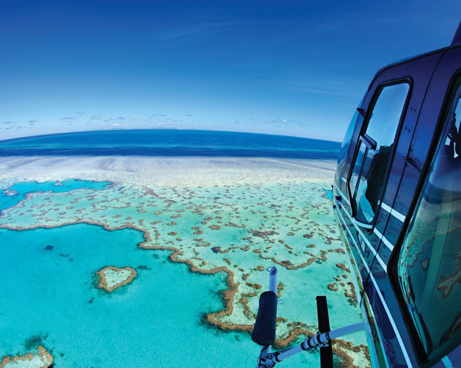 Five Amazing Ways To See The Great Barrier Reef From The Air (Via Helicopter)