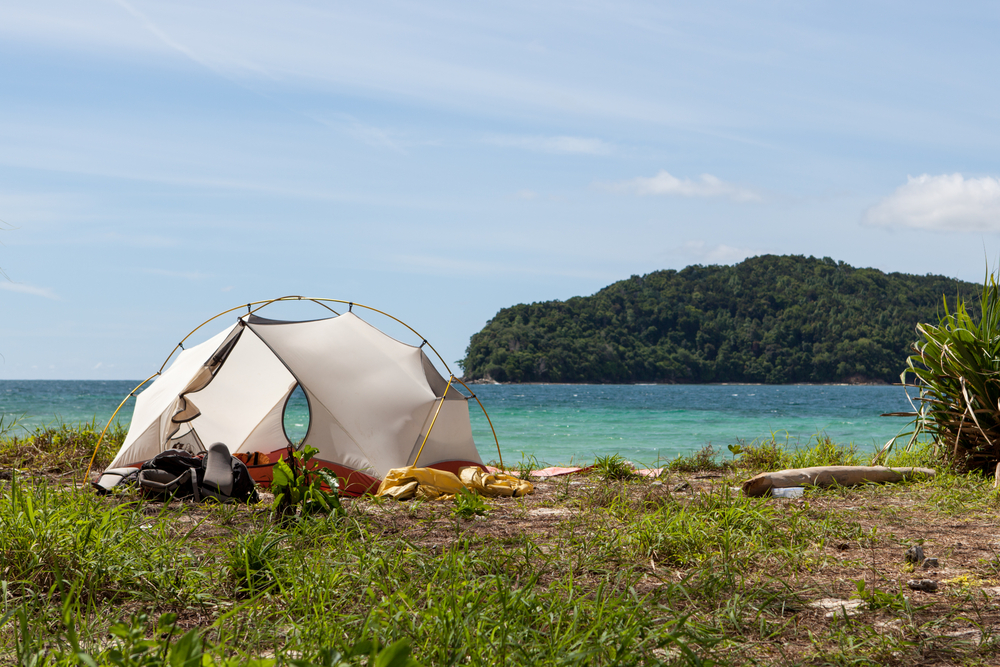 guided camping trips island